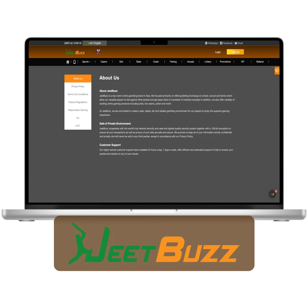 JeetBuzz is a reliable platform for sports betting and casino.