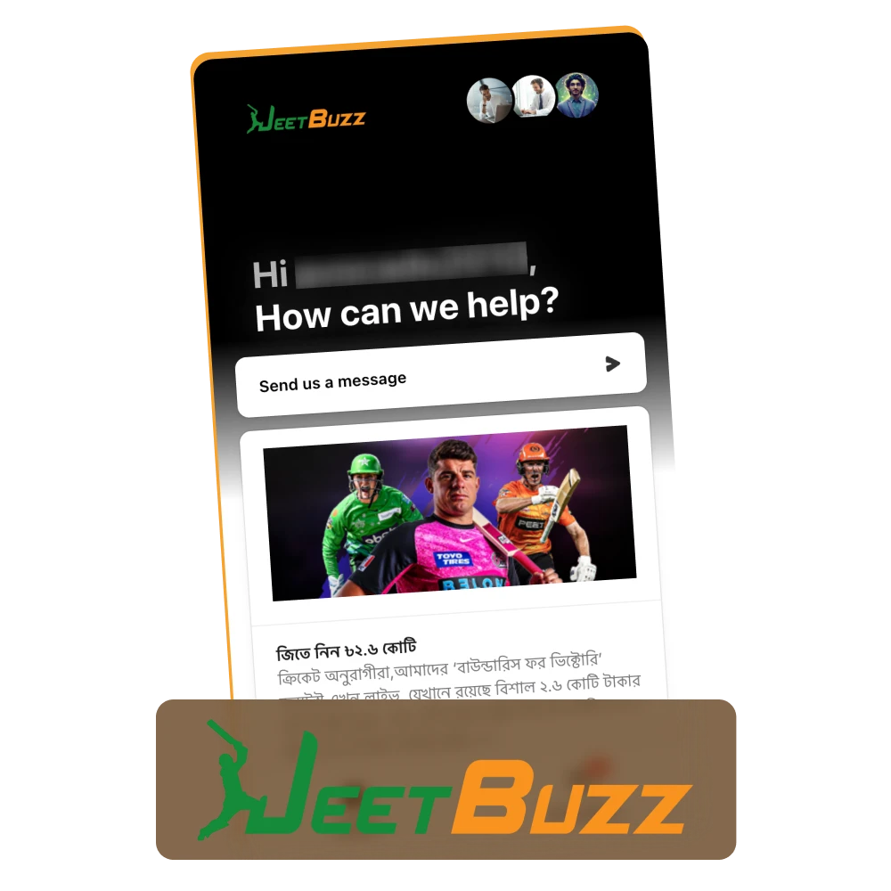 JeetBuzz support team is always available to help.