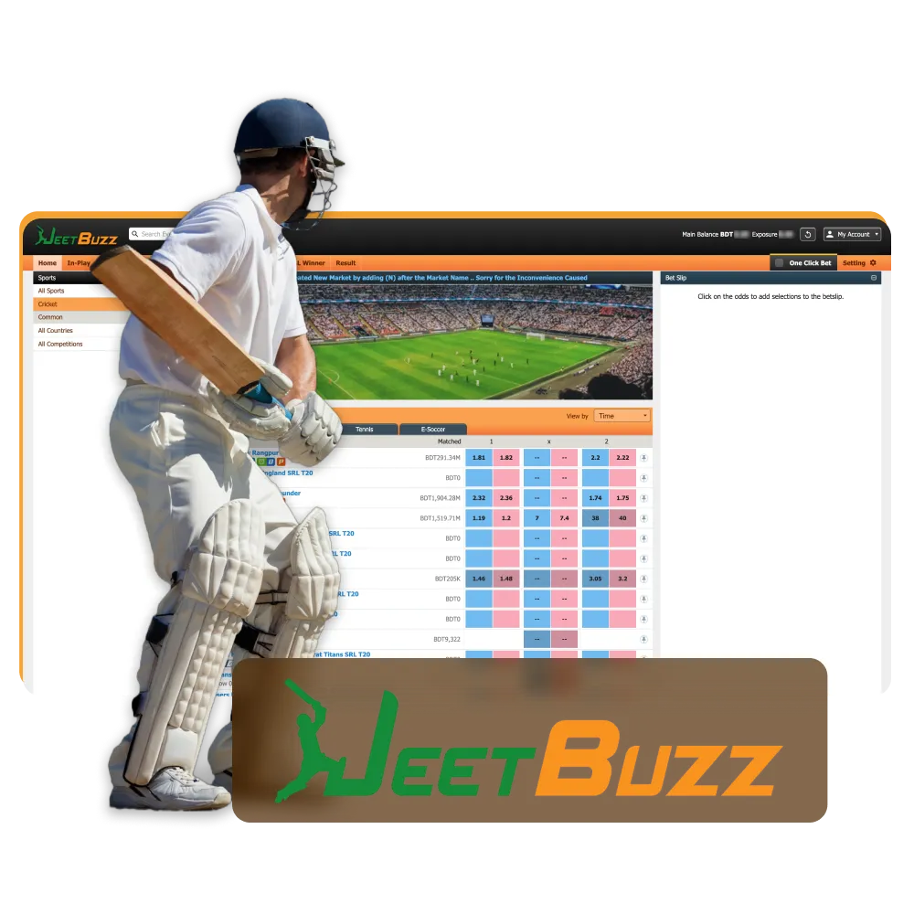 Bet on cricket with JeetBuzz official platform.